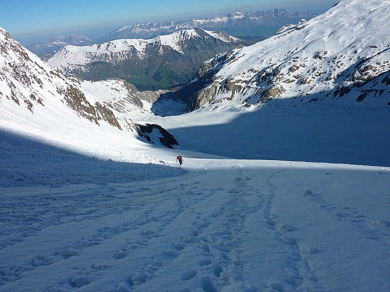 #2 Face N du col des glaciers : Montée dans la face N Face N du col des glaciers : Montée dans la face N