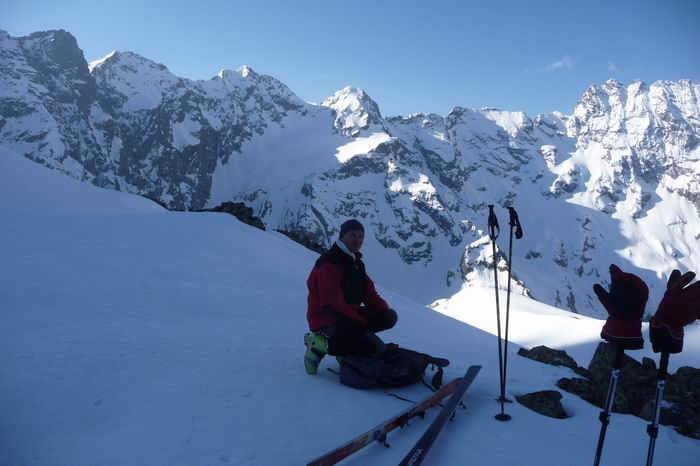 #2 Crête des Rognons : Philippe à la crête des Rognons, devant le Sirac Crête des Rognons : Philippe à la crête des Rognons, devant le Sirac