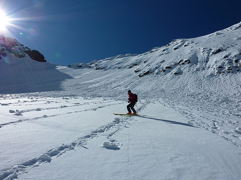 #6 Col des glaciers face N : Haut de la face Col des glaciers face N : Haut de la face