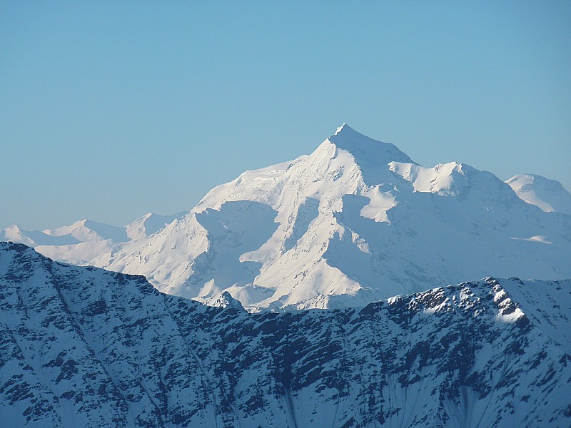 #1 Mt Pourri - Turia : Depuis R.Blanc, la face N de Turia et le Pourri au petit matin Mt Pourri - Turia : Depuis R.Blanc, la face N de Turia et le Pourri au petit matin