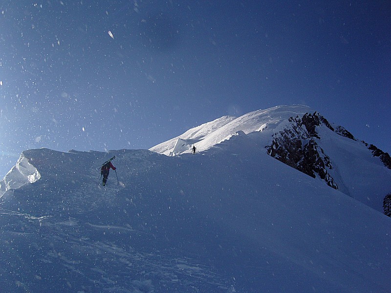 #5 Arête du Mont-Blanc : Neige portée par le vent Arête du Mont-Blanc : Neige portée par le vent