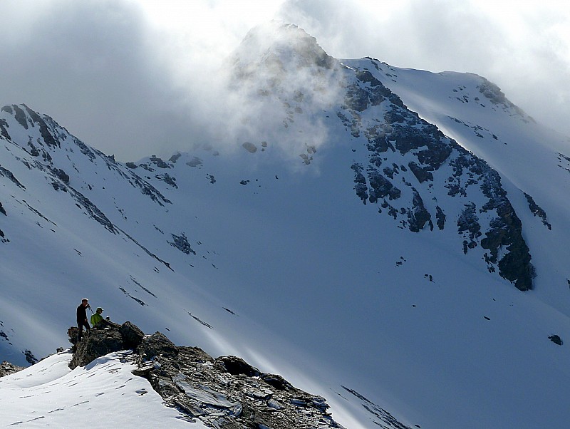 #9 Recherche du passage : pour descendre cette face SE de la Cime de Chabrières Recherche du passage : pour descendre cette face SE de la Cime de Chabrières