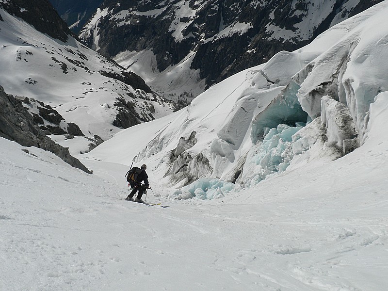 #23 dome 23 : descente sous le glacier blanc... dome 23 : descente sous le glacier blanc...