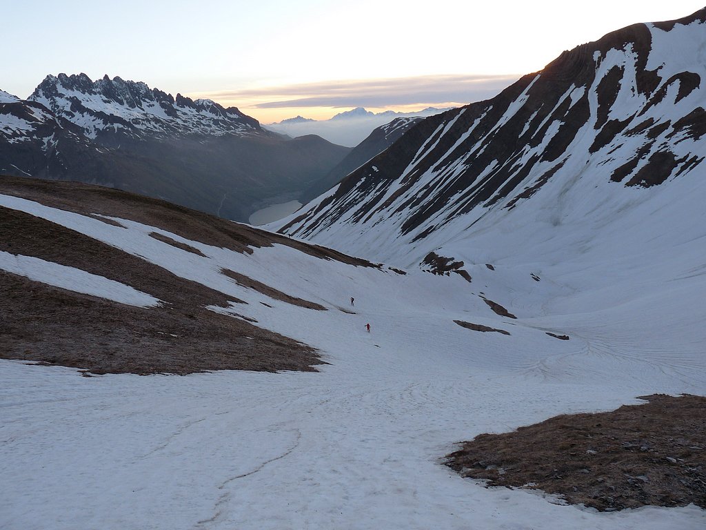 #1 Debut de la montee : et vue vers le Mt Blanc Debut de la montee : et vue vers le Mt Blanc