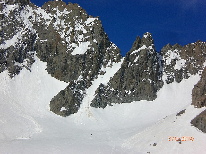 #8 Coste Rouge : Très bon ski sur le Glacier Blanc. Coste Rouge : Très bon ski sur le Glacier Blanc.