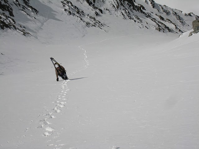 #3 Mt Vélan couloir septentrional : Bas de la branche de gauche (ph. Deploy) Mt Vélan couloir septentrional : Bas de la branche de gauche (ph. Deploy)
