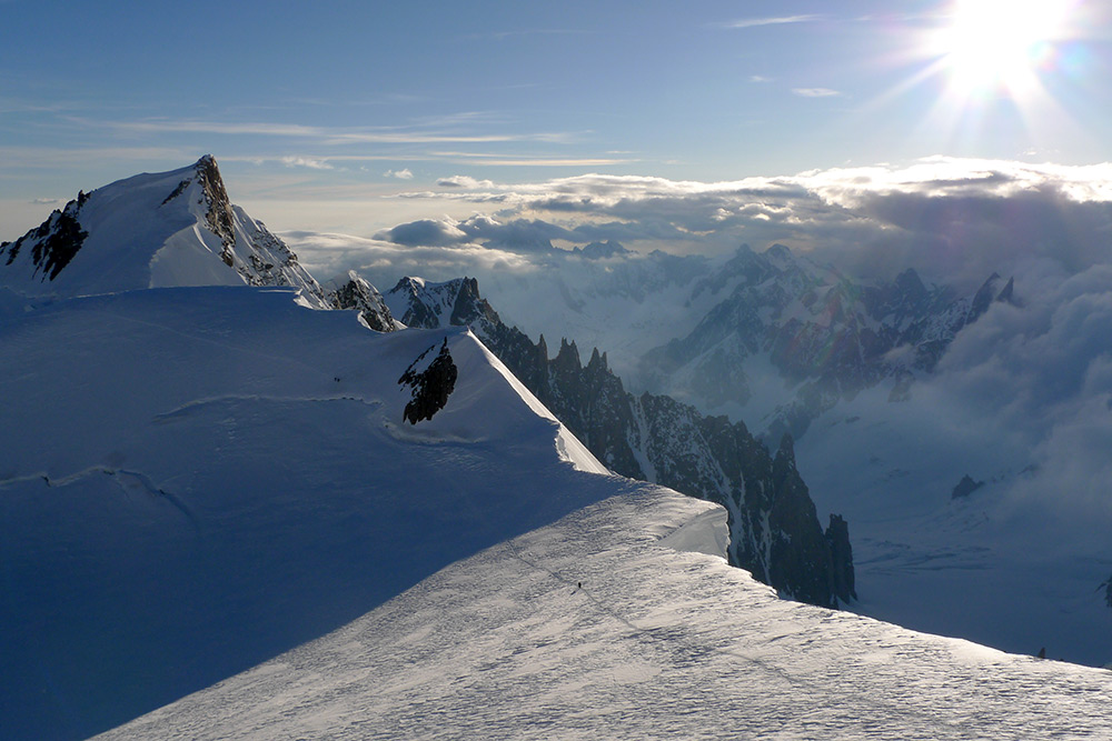 Col de la Brenva, Maudit : Du mur de la Côte