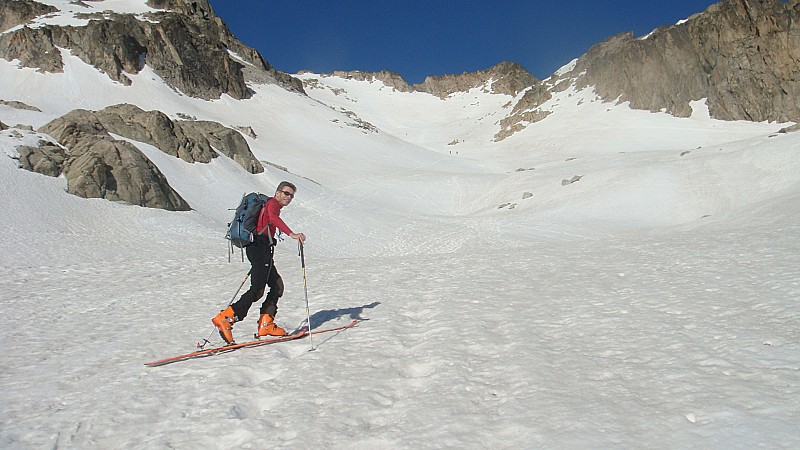 #2 La dernière combe : A proximité de la brèche de Chausenque, plus à droite La dernière combe : A proximité de la brèche de Chausenque, plus à droite