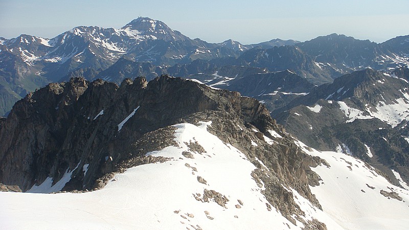 #3 Pic du Midi : en rejoignant la crête sous le sommet Pic du Midi : en rejoignant la crête sous le sommet