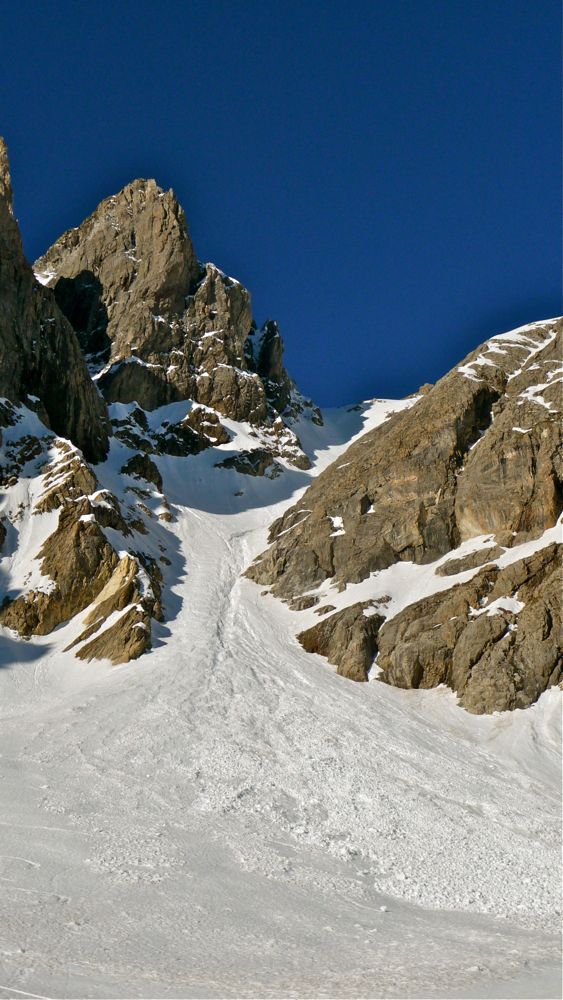 #3 Couloir de la Clapière : sous les projecteurs Couloir de la Clapière : sous les projecteurs