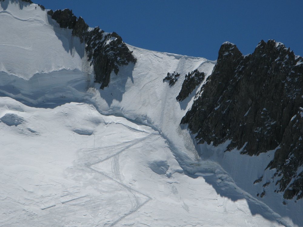 #12 Mont Maudit : La rimaye et le Col du Mont Maudit Mont Maudit : La rimaye et le Col du Mont Maudit