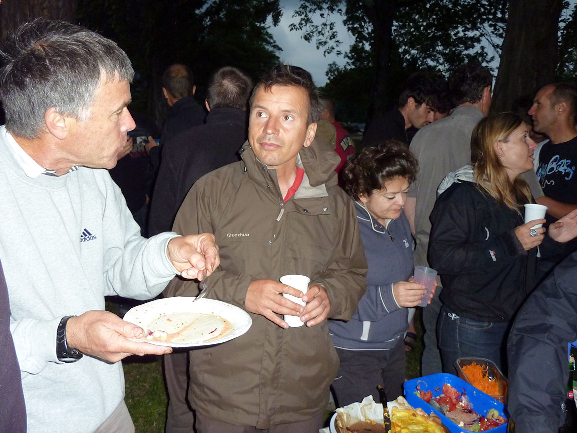 Juste avant la pluie : Marc Papet et Topofred.