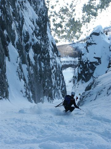 #4 Mouchillon : Partie inférieure du couloir. Mouchillon : Partie inférieure du couloir.