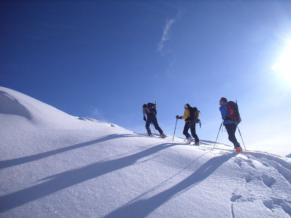 #8 Arrivée au col de la Balmette : sauf sur les 20 derniers metres où Al a absolument voulu passer devant Arrivée au col de la Balmette : sauf sur les 20 derniers metres où Al a absolument voulu passer devant