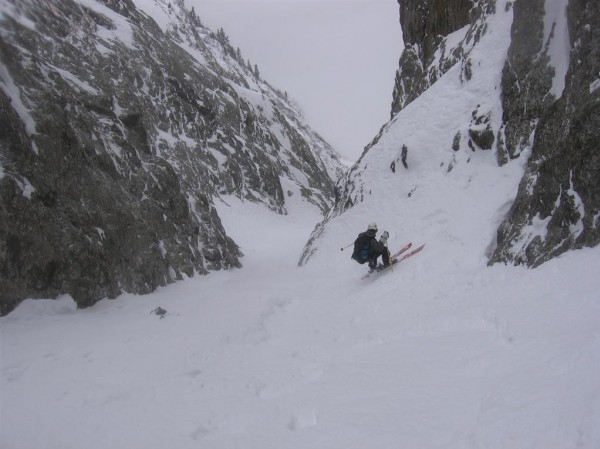 #5 Couloir de l Couloir de l'Infernet : Etroiture sous le rappel