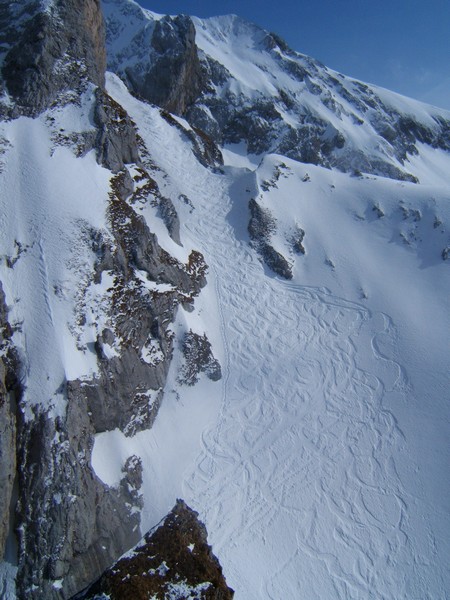 #2 piste de bosses : Vue privilégiée sur la sortie du Chauchefoin piste de bosses : Vue privilégiée sur la sortie du Chauchefoin