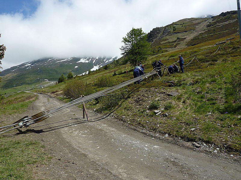 #18 Route barrée : On réduit le cable de 1 m Route barrée : On réduit le cable de 1 m