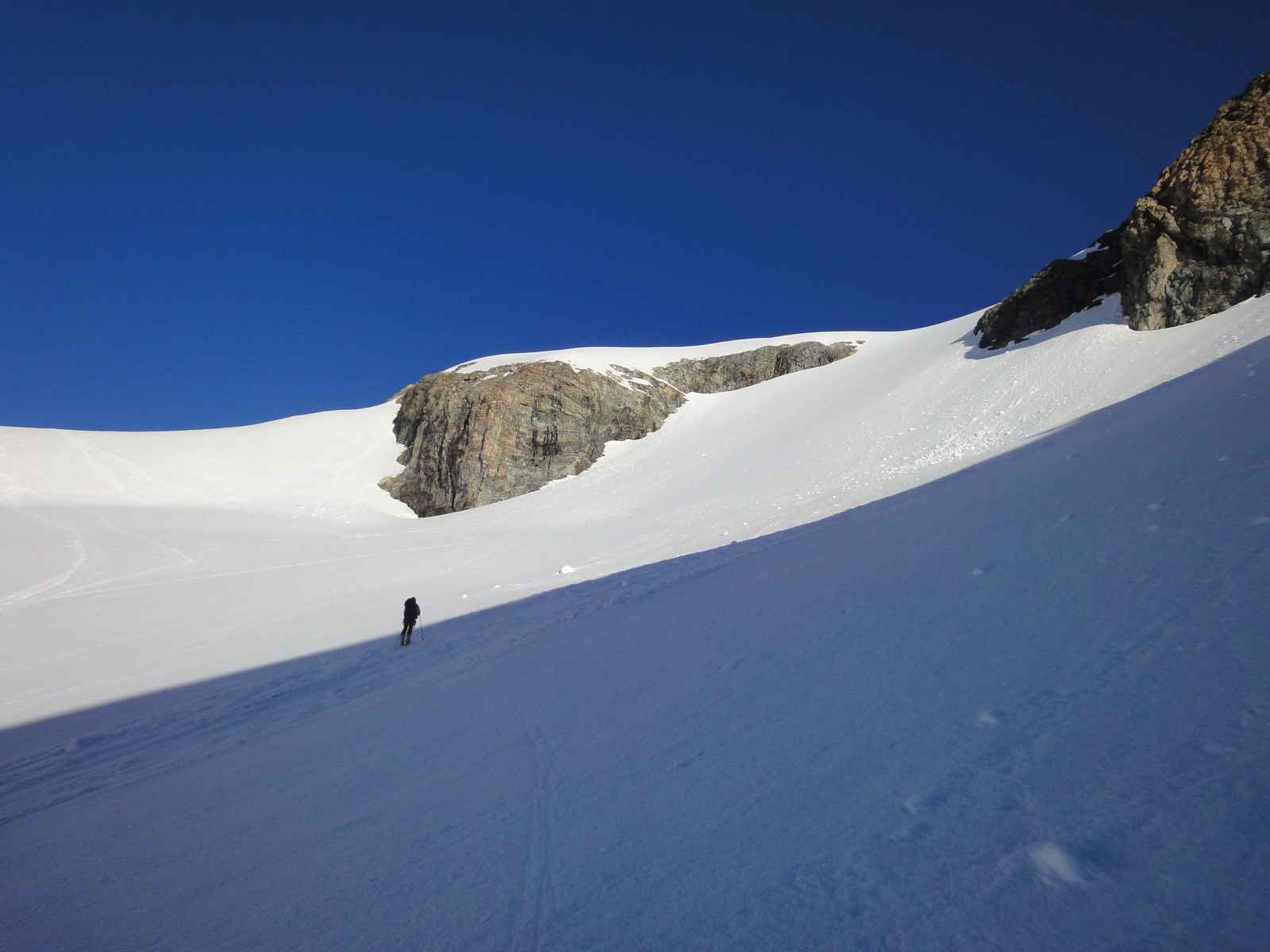 #4 Montée : Montée sur Roche Faurio sur une neige béton. Quette-mo garantie !!! Montée : Montée sur Roche Faurio sur une neige béton. Quette-mo garantie !!!