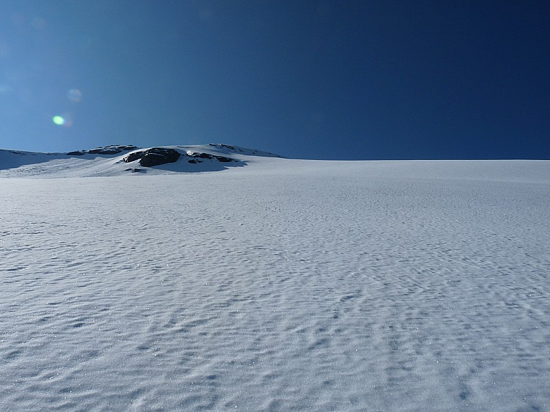 #5 Pentes finales : Bien béton! faut pas perdre un ski sinon on le récupère 1000m plus bas! Pentes finales : Bien béton! faut pas perdre un ski sinon on le récupère 1000m plus bas!