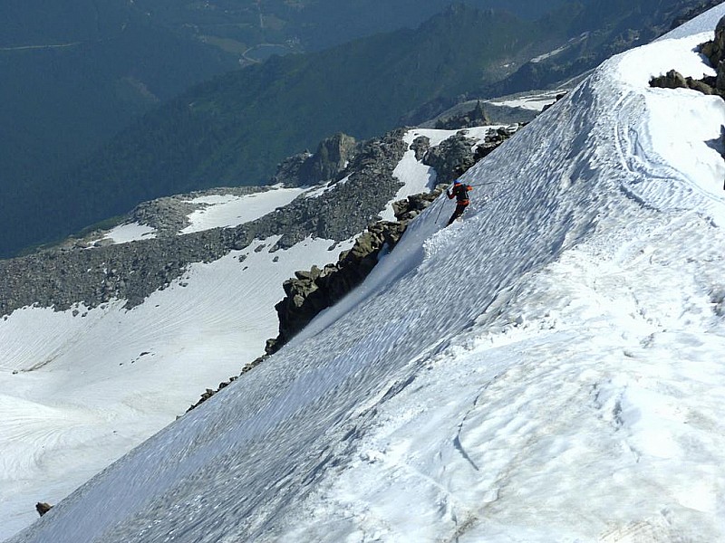 #6 Début de la descente : Radoux est allé chercher la pente Début de la descente : Radoux est allé chercher la pente