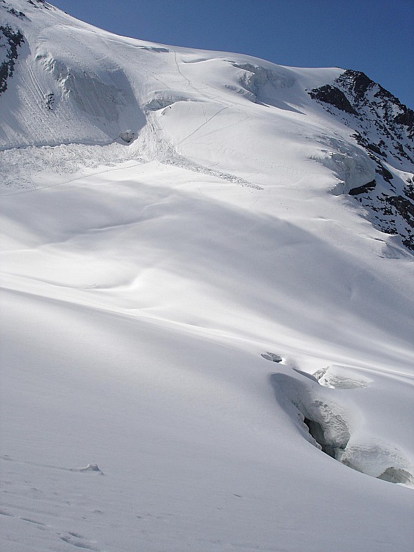 #7 le glacier : le glacier depuis le col des roches le glacier : le glacier depuis le col des roches