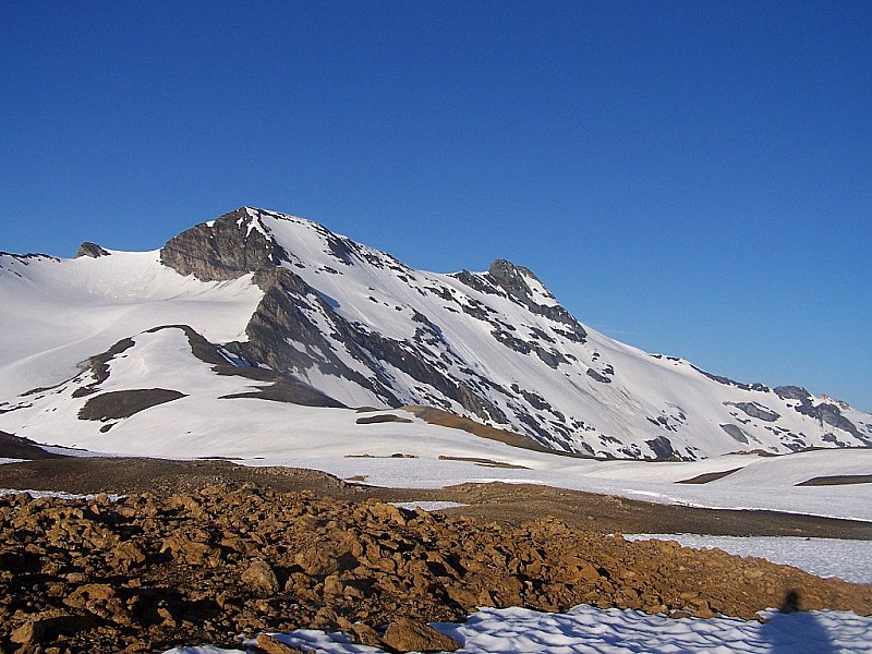 #4 Pointe des Buffettes : Mean Martin vu du col 3000. Pointe des Buffettes : Mean Martin vu du col 3000.