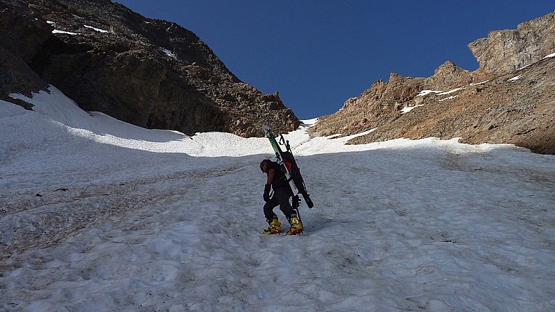#1 Couloir : Couloir d Couloir : Couloir d'acces au collet