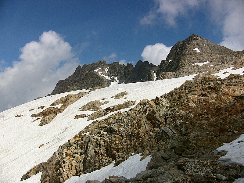 #19 Cime Guilié, de la neige jusqu Cime Guilié, de la neige jusqu'à 100m sous le sommet
