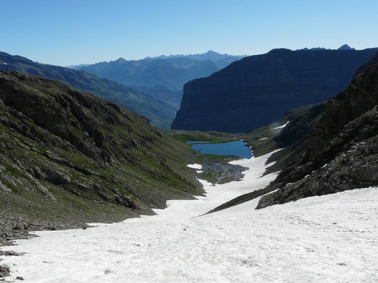 #8 Dernière ligne : droite vers le lac Dernière ligne : droite vers le lac