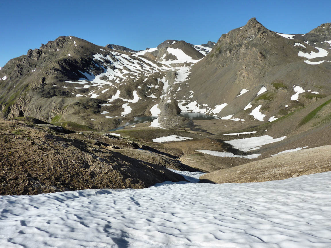 #3 Portion déneigée : vue depuis le passage entre le Grand Fond et l Portion déneigée : vue depuis le passage entre le Grand Fond et l'Ouille de Trétêtes.