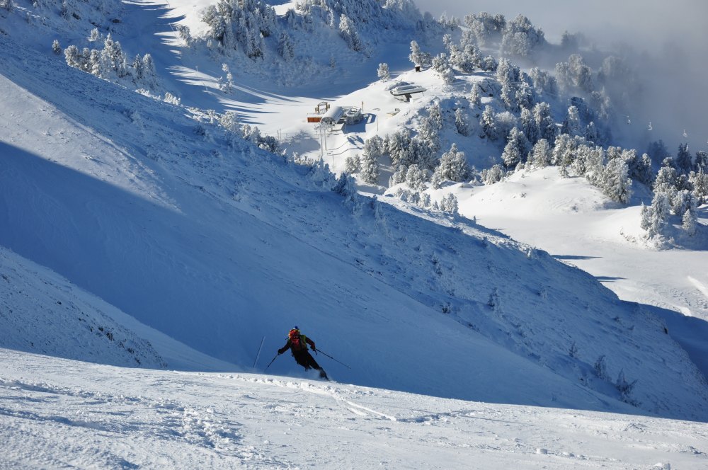 #8 Bon ski : Une belle luminosité avant de plonger dans la brouillasse Bon ski : Une belle luminosité avant de plonger dans la brouillasse