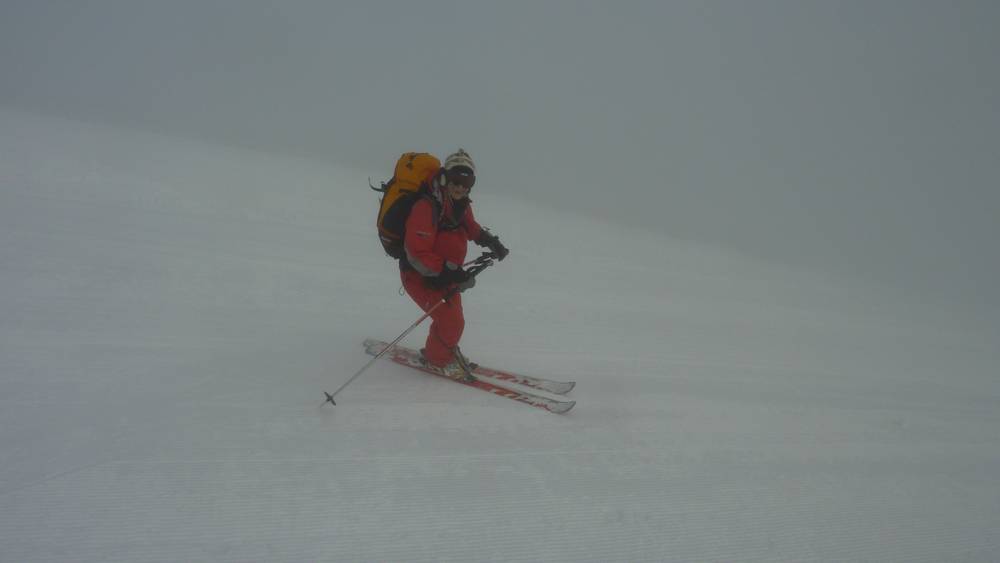 #8 1ere descente de la saison : tout sourire la miss ! 1ere descente de la saison : tout sourire la miss !