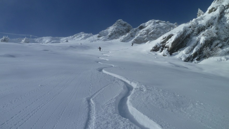 Traces : Neige, soleil, fun !