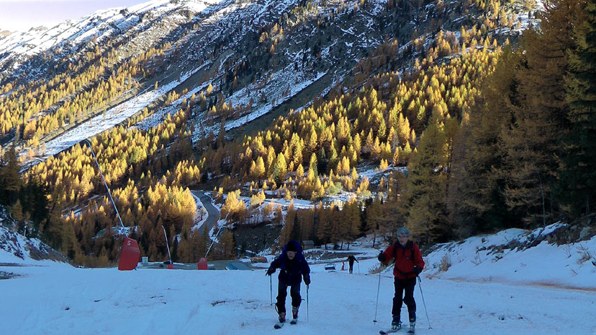 L'enneigement est correct même en bas