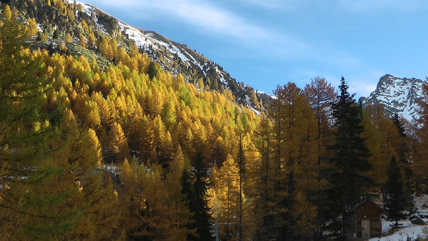 Couleurs d'automne : Le ski en Octobre, un régal pour les yeux