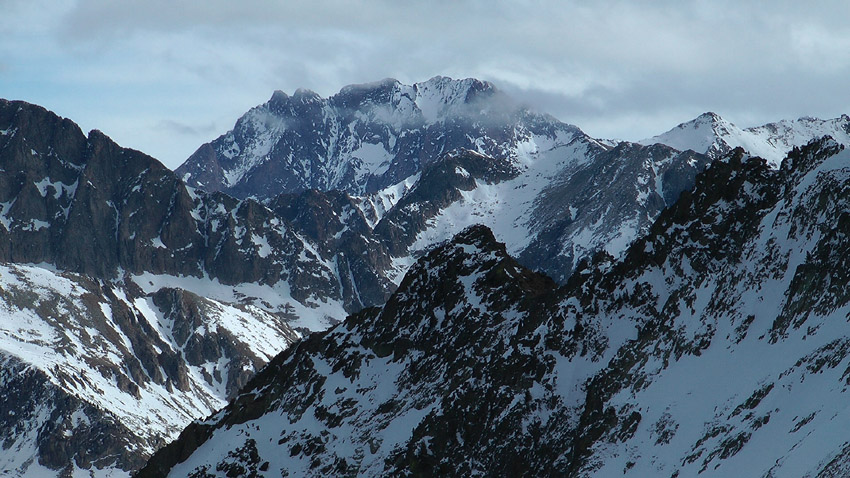 On parle du loup, l'Argentera majestueux !