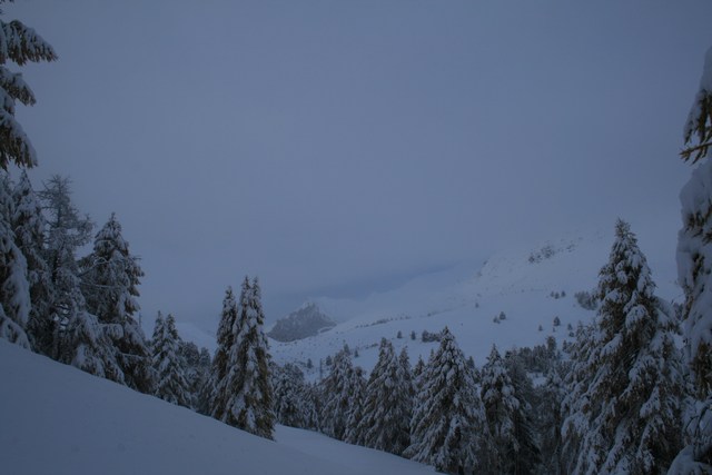 #4 Vers le col de Vars : une éclaircie fugace pour voir que l Vers le col de Vars : une éclaircie fugace pour voir que l'hiver est arrivé d'un coup
