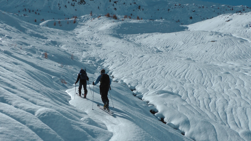 #8 La neige a pris des rides La neige a pris des rides
