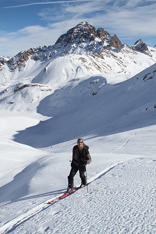 Sylvain : et le Galibier (photo JIB)