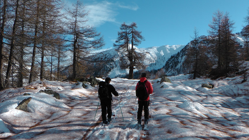 La glisse c'est fini, mais le paysage est toujours aussi beau