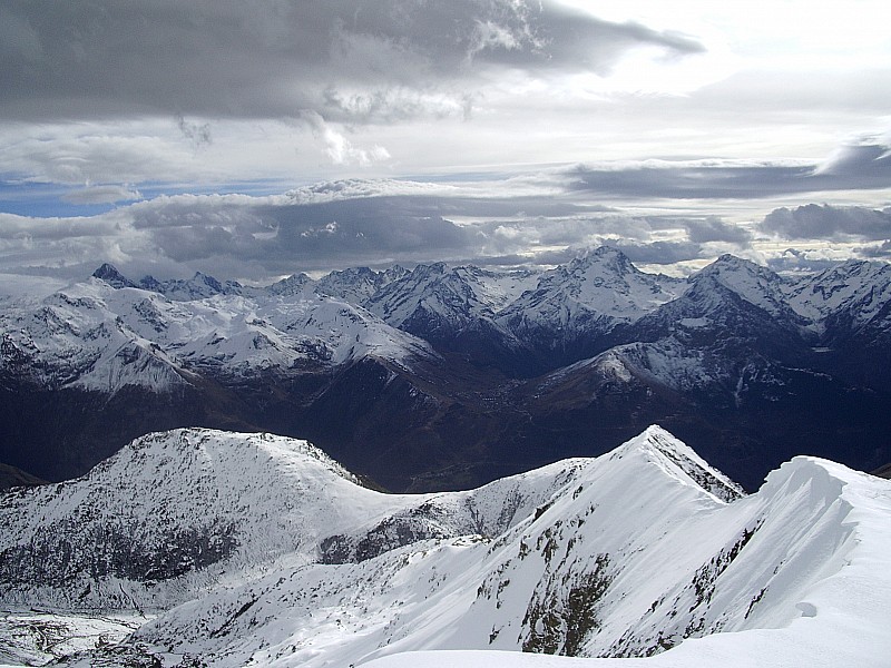 #5 bas de l bas de l'arête : vue du haut