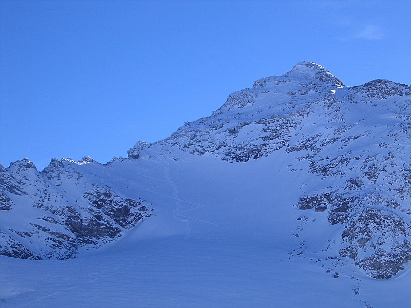 #10 Descente : Face Nord tracée... Descente : Face Nord tracée...