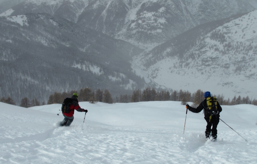 #13 L L'Eypiol : Bon ski avant d'entrée dans la forêt