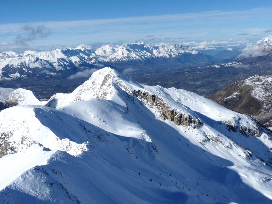 #4 L L'aiguille d'Ancelle : encore personne dans les pentes