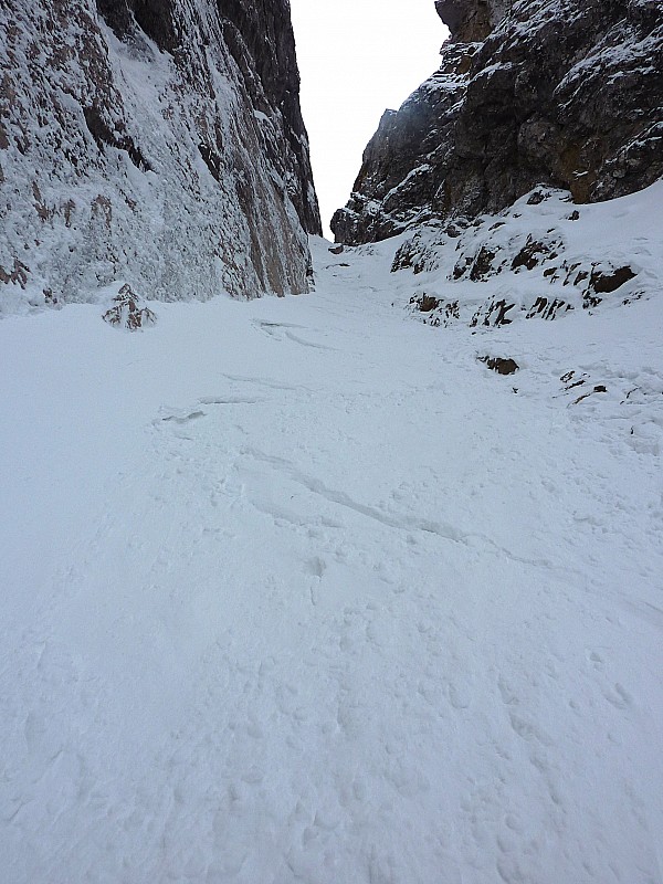 #6 descente : Dans le bas, ça s descente : Dans le bas, ça s'élargit. On peut mieux enchainer