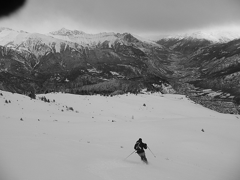 Dans les prés : Descente sur St. Jean de Maurienne