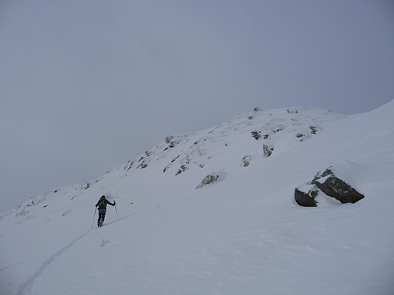 Montée : Proche du sommet