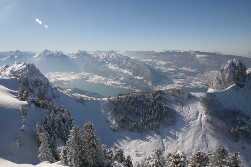#4 les Bauges et le lac d les Bauges et le lac d'Annecy : depuis le sommet