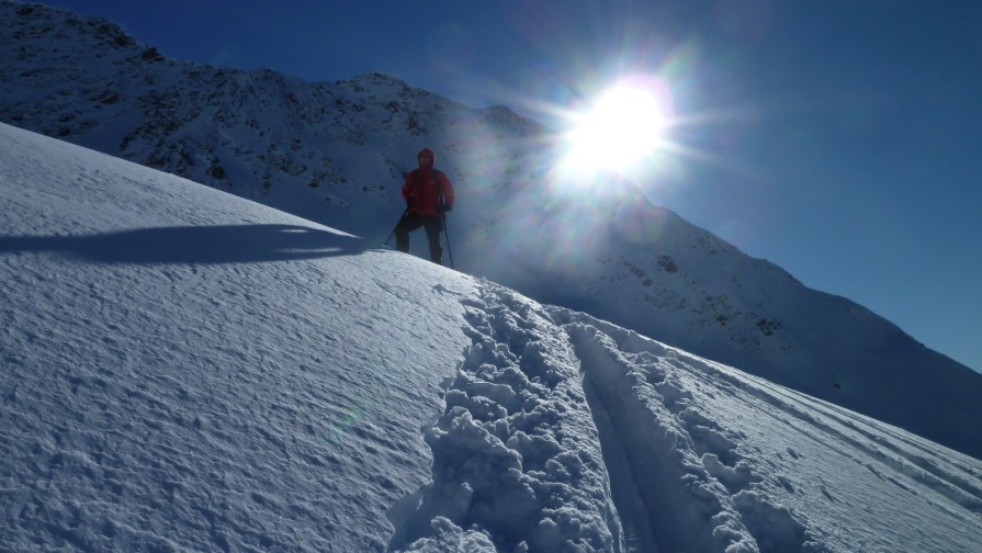 #3 montée : poudre faramineuse dans cette partie montée : poudre faramineuse dans cette partie