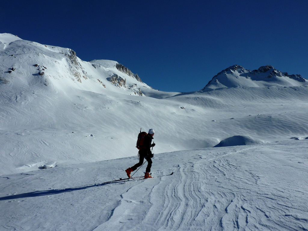 Vers le col du soufre : Jean louis se fait plaisir.